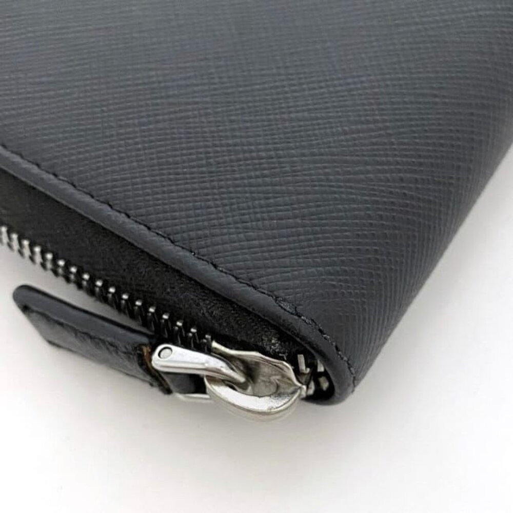 Prada Round Zipper Long Wallet Document Case - Picture 3 of 10